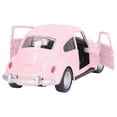 thumbnail image 4 of Voiture Miniature Moulée, Modèle de Voiture à Portes Ouvrables à Rétrofriction pour Collection pour Enfants Rose Pâle, 4 of 8
