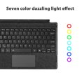 thumbnail image 4 of Clavier pour Pro 7Plus/7/6/5/4/3, Clavier Sans Fil Portable 5.3, Pavé Tactile Multiple, Couverture Rétroéclairée 7 Couleurs, 4 of 7
