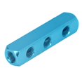 thumbnail image 4 of Aluminum Manifold Block Splitter  Compatible with Air Pumps Cylinders  Compressors for Automation Equipment, 4 of 8