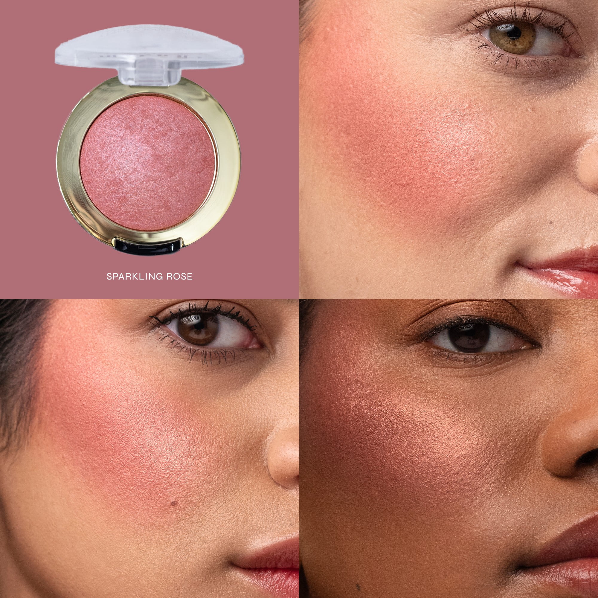 MILANI FARD A JOUES CUIT ROUGIR SPARKLING ROSE