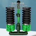 thumbnail image 4 of Dual Bio Sponge Filter, Aquarium Sponge Filter Professional High Soluble Oxygen Silent  For Fish  QS 100A, 4 of 8