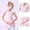 Pink, variant on Summer Savings Clearance! PEZHADA Ballet Leotards For Girls,Girls Dresses,Baby Girls Children's Dance Leotard Clothes Summer Flying Sleeve Training Clothes Ballet One-piece Gym Suit Blue 4-5 Years