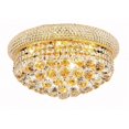 thumbnail image 1 of Elegant Lighting Primo 16" 8 Light Royal Crystal Flush Mount, 1 of 3