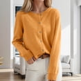 thumbnail image 2 of Cardigan pour Femmes Chandail Classique Chandail pour Femmes Col Ras du Cou à Boutons Cardigan à Manches Courtes Tricoté Ouvert à l'Avant, 2 of 4