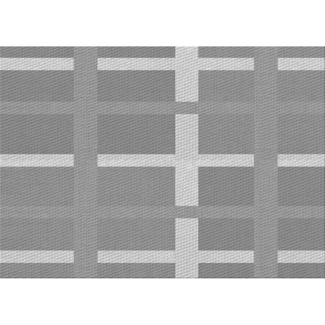 Ahgly Company Machine Washable Indoor Rectangle Transitional Gray Cloud Gray Area Rugs, 8' x 12'