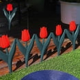 thumbnail image 4 of Plastic Garden Fence, Picket Fence Edging, Decorative Lawn Border for Flower Beds, Yard Landscape Design, Outdoor Plant Protection, Easy Installation, 4 of 8