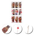thumbnail image 3 of 3 Boxes Christmas Tree Pendants Hemp Rope Painting Walnut Soldier Pendant, 3 of 9