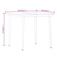 thumbnail image 4 of vidaXL 3 Piece Garden Dining Set Black, 4 of 5