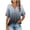 Gris Foncé A, variante sur WRKEKC Hauts d'Été pour Femmes, T-Shirt à Col en V Extensible pour Femmes, Décontracté à Manches Courtes, Boutonné, Coupe Ample, Élastique, Confortable, Haut d'Été à Imprimé Non Positionné