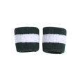 thumbnail image 1 of 2 Paires ( 4 Pcs ) Bracelets en Tissu 100 % Éponge, Blanc Forêt, 1 of 2