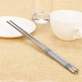 thumbnail image 4 of Stainless Steel Chopsticks Reusable Multicolor 304 Metal Chopsticks Dishwasher Safe - 1 Pairs, 4 of 7