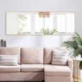 thumbnail image 3 of NeuType Full Length Floor Mirror Rectangular Gold 44"x16", 3 of 7