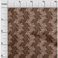 thumbnail image 2 of oneOone Viscose Jersey Brown Fabric Abstract Craft Projects Decor Fabric Printed By The Yard 60 Inch Wide, 2 of 4