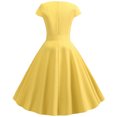 thumbnail image 3 of EGNMCR Robes d'Été Femmes Tendance 2024 Femmes Vintage Manches Courtes 50s Ménagère Décontractée Soirée Fête Bal Robe, 3 of 9