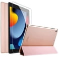 thumbnail image 1 of SuperShield Smart Case With Screen Protector for iPad Air 3rd 10.5" 2019 / iPad Pro 10.5" 2017, Slim Lightweight Folio Stand Cover with Translucent Frosted Back - Rose Gold, 1 of 5