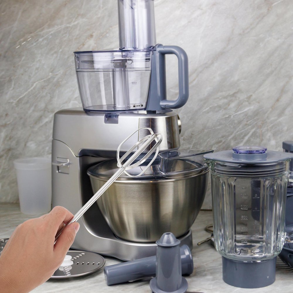 HLONK Electric Mixer Travel Baby 24.80X6.40X6.40CM Silver