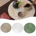 thumbnail image 4 of Maytalsory 4pieces Durable Placemats For Dinner Table Easy Care And Heater Resistant beige 1Set, 4 of 6