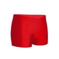 thumbnail image 2 of iiniim Enfants Filles Extensible à devant en V Danse Sports Gymnastique Bas Ballet Yoga Short Court de Danse Rouge 6, 2 of 6