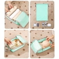 thumbnail image 2 of weibbin Portable Travel Organizer Bag Compressed Five Piece Set Of Toiletries Cosmetics Clothes Shoes Compressed Storage Bag, 2 of 7