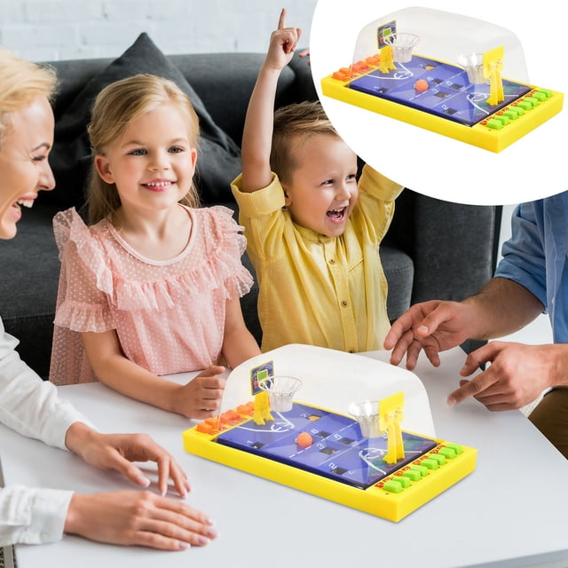 IMENGL Table Basketball Games For Kids Interactive Sports Toys Reaction And Attention Games For 5+ Years Family Fun No Battery Required Indoor Basketball Set Activities for Toddlers 1-3,Toddler Magn