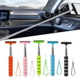 thumbnail image 2 of Yimiti Car Rearview Mirror Wiper Stainless Steel Retractable Glass Wiper Defogging Tool,Pink, 2 of 9