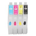 thumbnail image 4 of Ink Cartridges,  Output Durable PP Reusable 4 Colors Refill Ink Cartridges Odorless Clear Printing With Permanent Chip For Inkjet Printer MUGBK MUGC MUGM MUGY,T2991A T2992A T2993A, 4 of 8