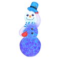 thumbnail image 4 of Occasions 7 Foot Inflatable Swirling Lights Snowman with Tipping Hat, 4 of 8
