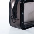 thumbnail image 3 of Jinsinto Waterproof Transparent Pvc Shower Cosmetic Bag Black, 3 of 4