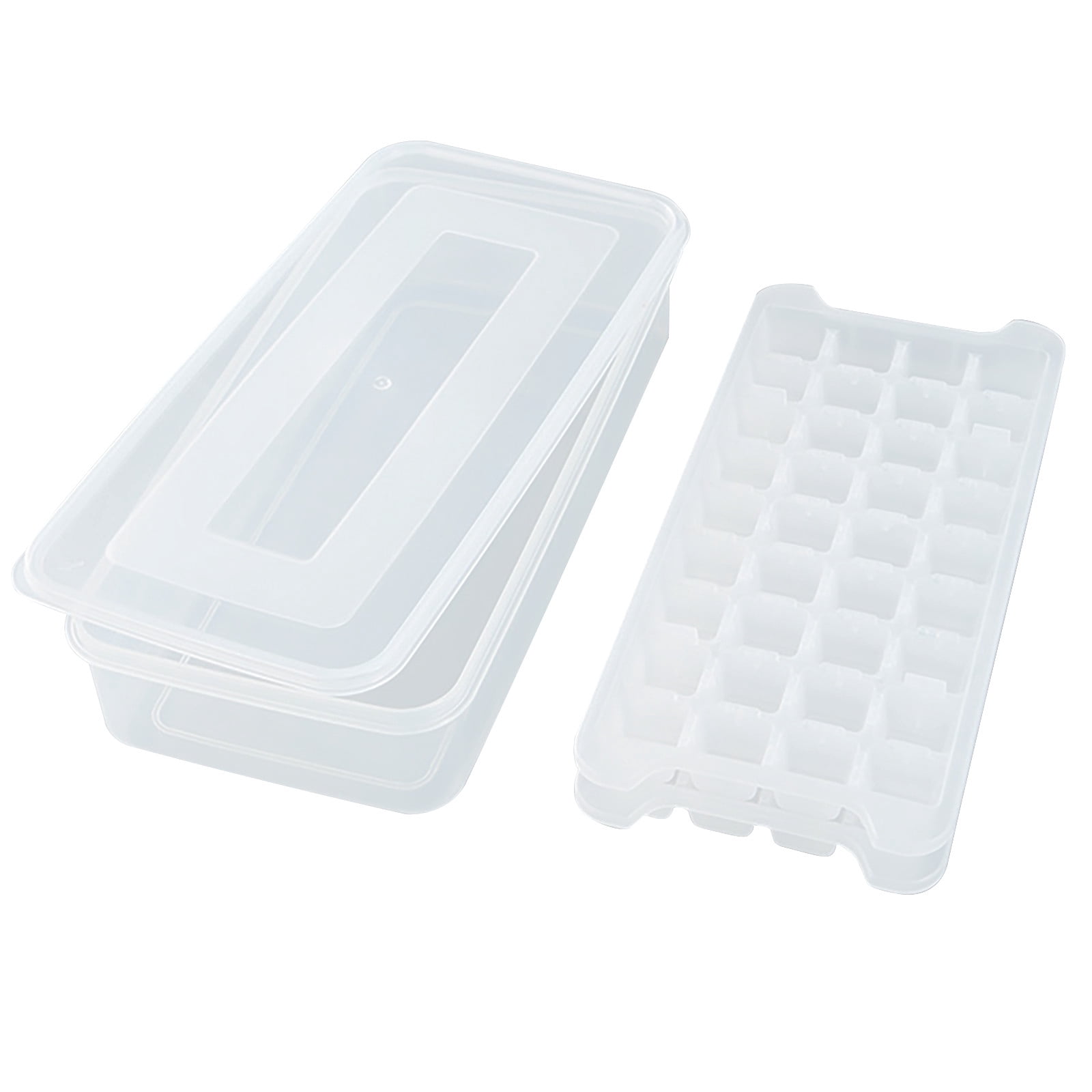 Amzcrzy Ice Cube Tray Multi-Layer Ice Tray Plastic Ice Making Creative Household Summer Refrigera Ice Tray Apartment Essentials Ice Tray