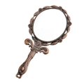 thumbnail image 2 of Maoww Vintage Antique Handheld Foldable Cosmetic Makeup Compact Hand Mirror Mini, 2 of 7