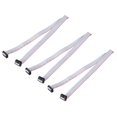 thumbnail image 1 of 3 Pcs IDC Flat Ribbon Cable, 2.54mm Pitch 15mm Width 50cm Long 12 Pin FC to FC Flat Ribbon Connector Jumper Wire for PC, 1 of 5