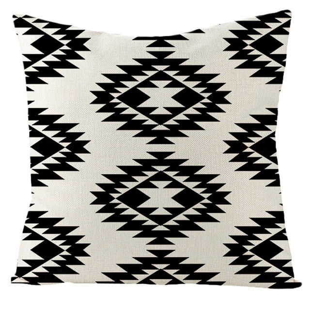 EGNMCR Taies d'Oreiller, Housses de Coussin Housses de Coussins Décoratives Taie de Coussin en Coton et Lin Housse de Coussin