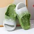 thumbnail image 2 of MIASHUI Sandales pour Enfants Garçons Filles Pantoufles de Douche Été Plage Piscine Chaussures, Vert, 9-10 Ans, 2 of 5