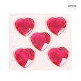 thumbnail image 1 of Heart Rhinestone Stickers Acrylic Crystal Gems Multipurpose Decorative Handheld Self-Adhesive Decorative Clothes Scrapbooking DIY Crafts Necklace Rose Red, 1 of 5