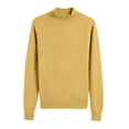 thumbnail image 2 of VgaVtl Cotton Ladies Sweaters Long Sleeve Womens Fall Sweaters 2025 Layering Relaxed Fit Yellow Knit Solid Color Sweaters, 2 of 7
