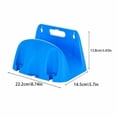 thumbnail image 3 of IMENGL Clearance! Delayuji Hooks for Hanging Water Pipe Organizer Wall Rack Garden Blue Wall Mounted Storage Rack Simple Type Hose Pipe Rope Reel Hanger Holder Cable Storage Bracket One Size Blue, 3 of 9