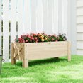thumbnail image 2 of Outsunny 3.3 x 1.2 x 1.2 ft Garden Raised Bed Planter Grow Containers, 2 of 10