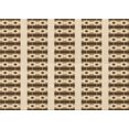thumbnail image 1 of Ahgly Company Tapis Rectangulaire d'Intérieur Lavable en Machine Rouge Brun Transitionnel, 4 Pieds x 6 Pieds, 1 of 7