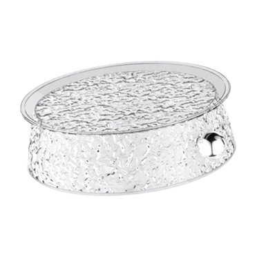 Luzkey Couvercle Alimentaire pour Nourriture 10 Pouces, Cadeaux pour la Maison, Surface Lisse, Éclaboussures Claires, Couvercle d'Assiette Alimentaire Portable