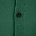 thumbnail image 3 of Womens Light Knit Sweaters Men's V Neck Cardigan Sweater Casual Lightweight Button Knitted Cardigan Sweater Womens Oversized Crewneck Pullover S-60 Green XL, 3 of 7