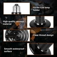 thumbnail image 4 of WJCA 50W Ceramic Heat Emitter 2-Pack, Multi-Power Option Heat Lamp Bulb with No Light Emitting for Constant Warmth, Suitable for Amphibians, Pets and Incubating Chickens, Black, Brooder Coop, Mini, 4 of 6