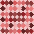 thumbnail image 1 of Ahgly Company Machine Washable Indoor Square Transitional Pastel Pink Area Rugs, 7' Square, 1 of 7