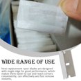 thumbnail image 1 of Baohd 100 Pcs Car Safety Scraper Glue Window Cleaning Phone Replacement Universal Automobile Carbon Steel Sticker Paint Remover, 1 of 8
