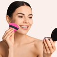 thumbnail image 4 of 12 PCS Powder Puff Triangle Makeup Puffs for Loose Setting Powder Face Body, Foundation Blender Velour Setting Powder Puff, Super Soft Eye Makeup Wedges Beauty Tools (6 Black 6 Red), 4 of 5