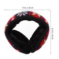 thumbnail image 4 of Shisuyan Knitted Winter Earmuff Red Plush 1Pc 7.9X6.3X4.3In, 4 of 9