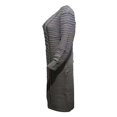 thumbnail image 4 of Women Long Sleeve Knitted Dress Crochet Pattern Solid Ribbed Casual Dress, 4 of 5