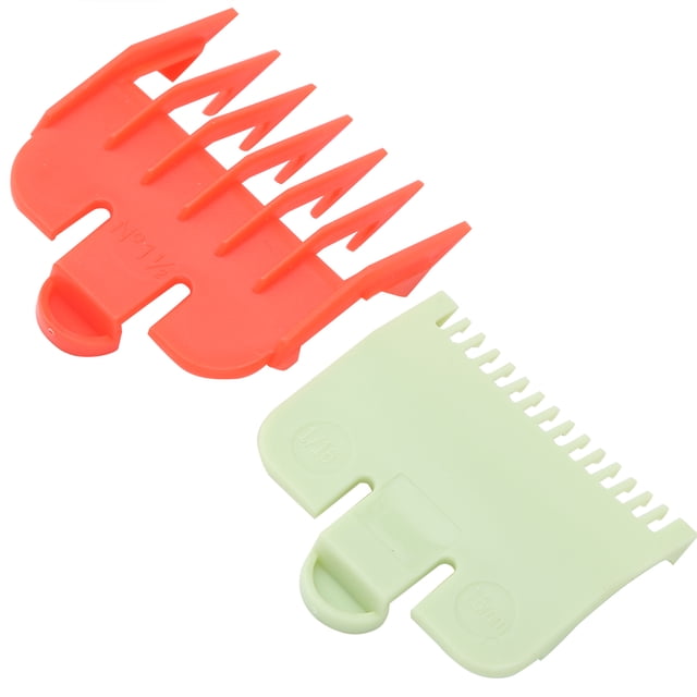 Clipper Guards Cutting Guides, Complete Accessories Hair Clipper Guide Combs Easily Position For Barber Shop Red/Green,Black