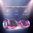 thumbnail image 4 of Hoverboard pour Ados et Adultes (Système hoverstar 2.0), Couleur Chrome et Design Coloré Hooverboard Haut-Parleur Bluetooth Huverboard avec Lumière LED Roues Clignotantes Trottinette Électrique Auto-Équilibrée Certifiée, 4 of 7