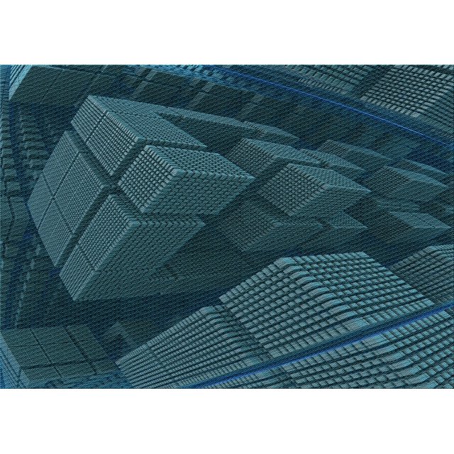 Ahgly Company Tapis d'Intérieur Lavables en Machine Rectangle Transitionnel Vert Cyan Foncé, 8' x 10'