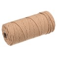 thumbnail image 1 of Unique Bargains Corde en Coton Torsadée Tressée, Rouge Brique 100 M/109 Yard pour Suspension Murale, Nouage Macramé, 1 of 7